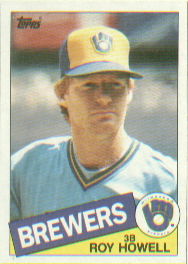 1985 Topps Baseball Cards      372     Roy Howell